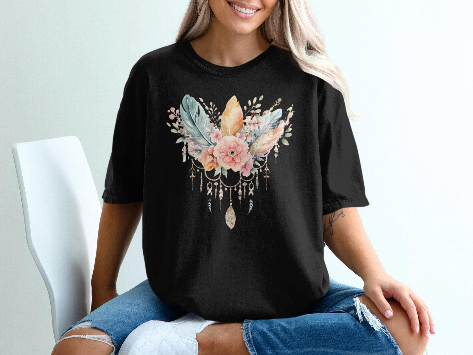 Tricou Oversized BUMBAC 100% Bloom 16